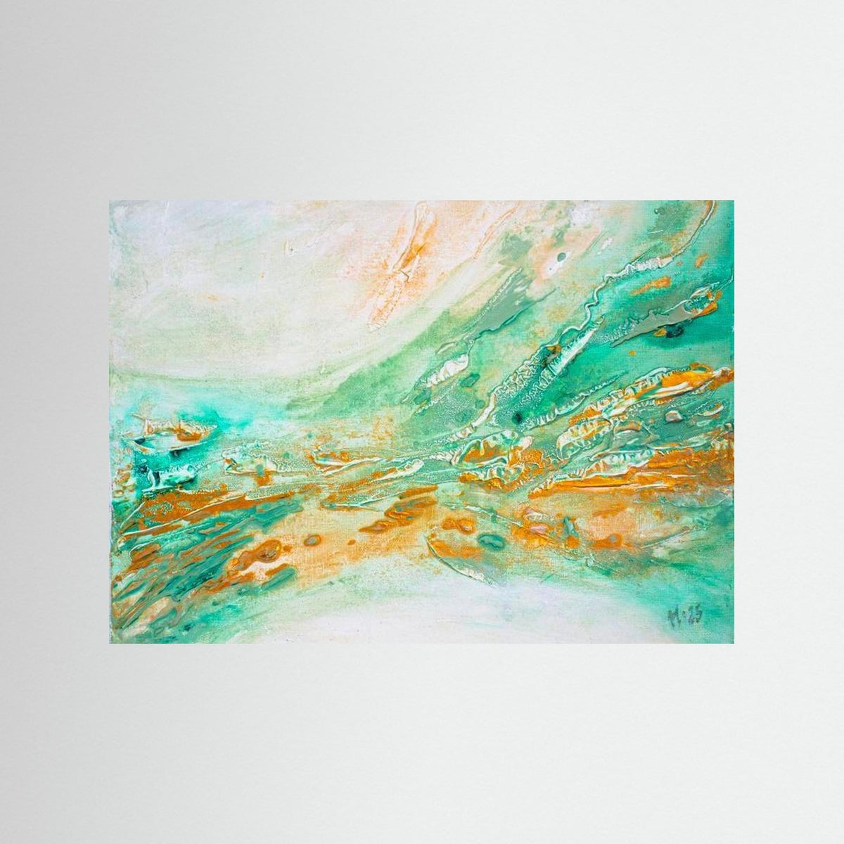 Fine Art Paper print: "Golden Current"