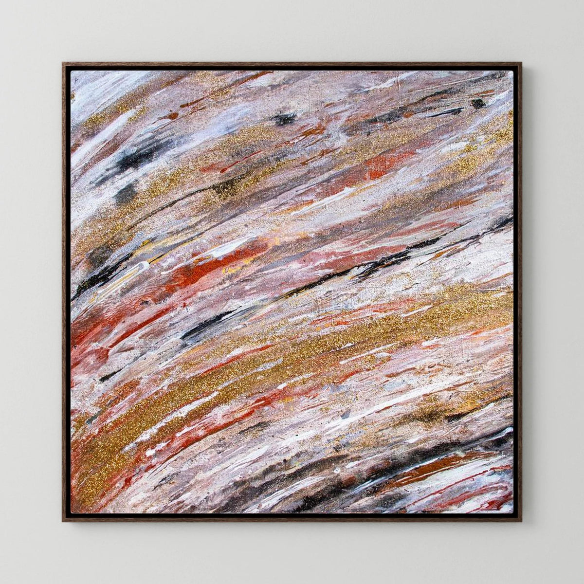Canvas Print: " Golden wave" piece 1