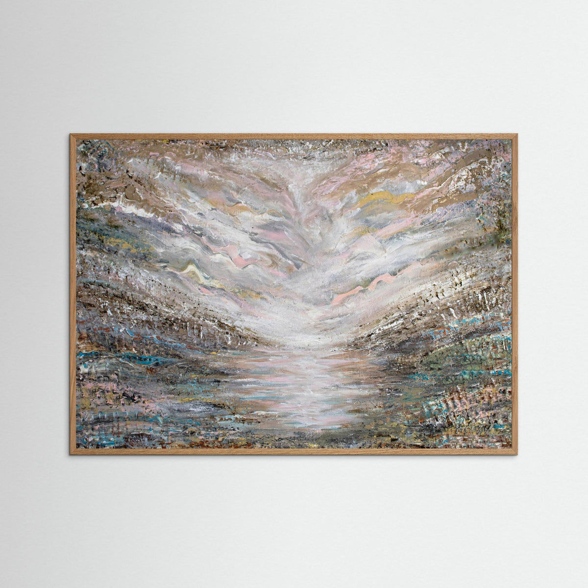 Fine Art Paper Print: "Shades of pink"