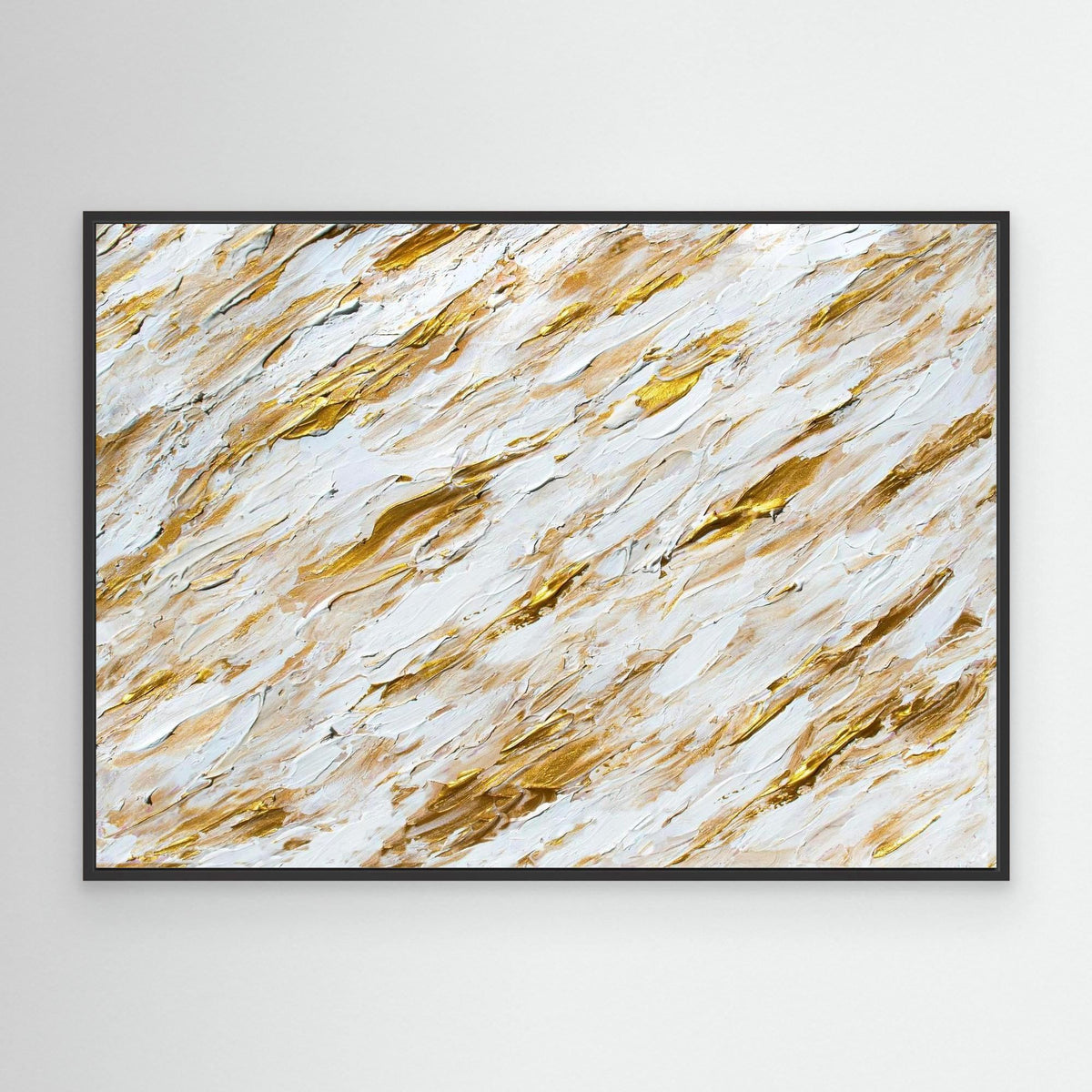 Canvas Print: "Splashing Gold"