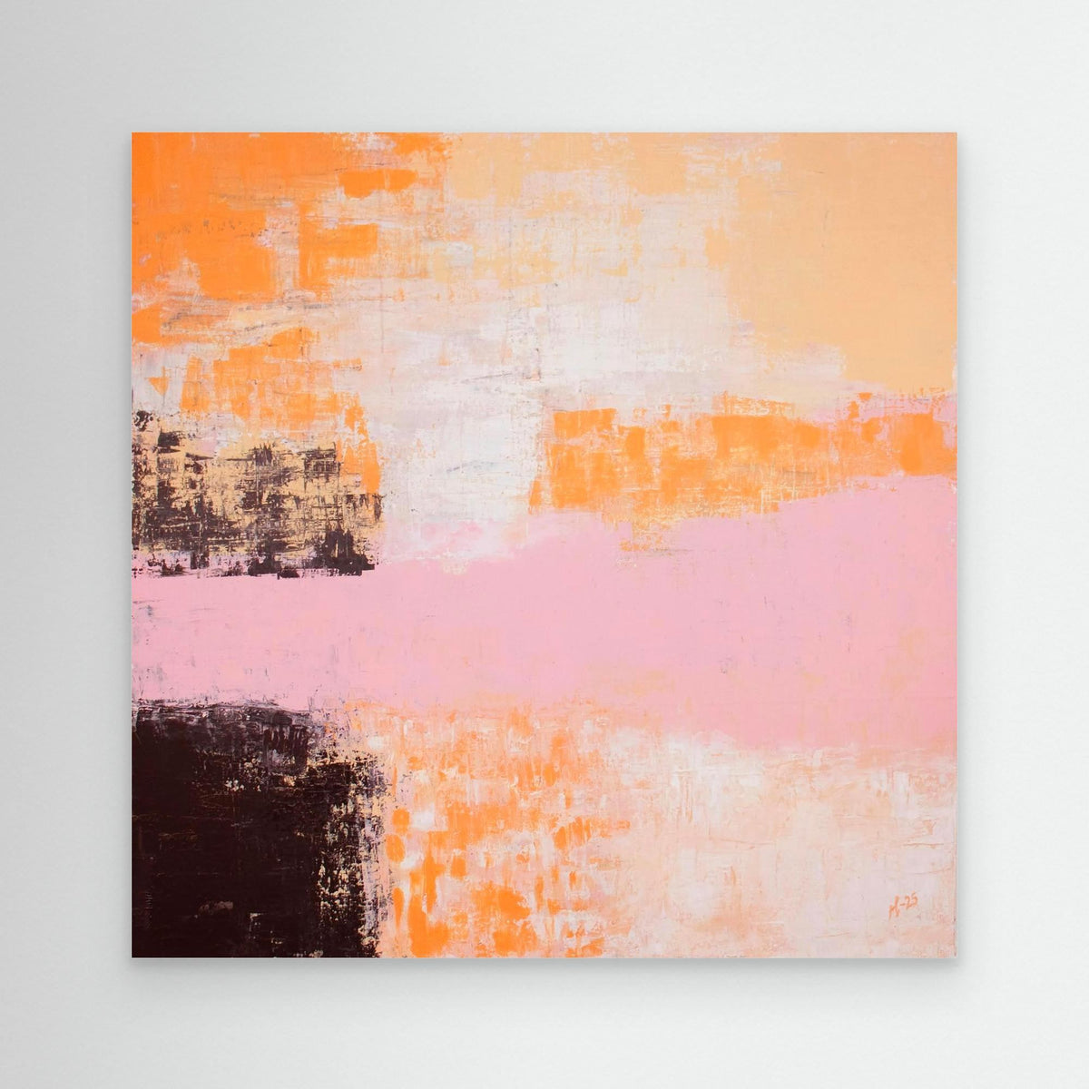 Canvas Print: "Coral Sunset"