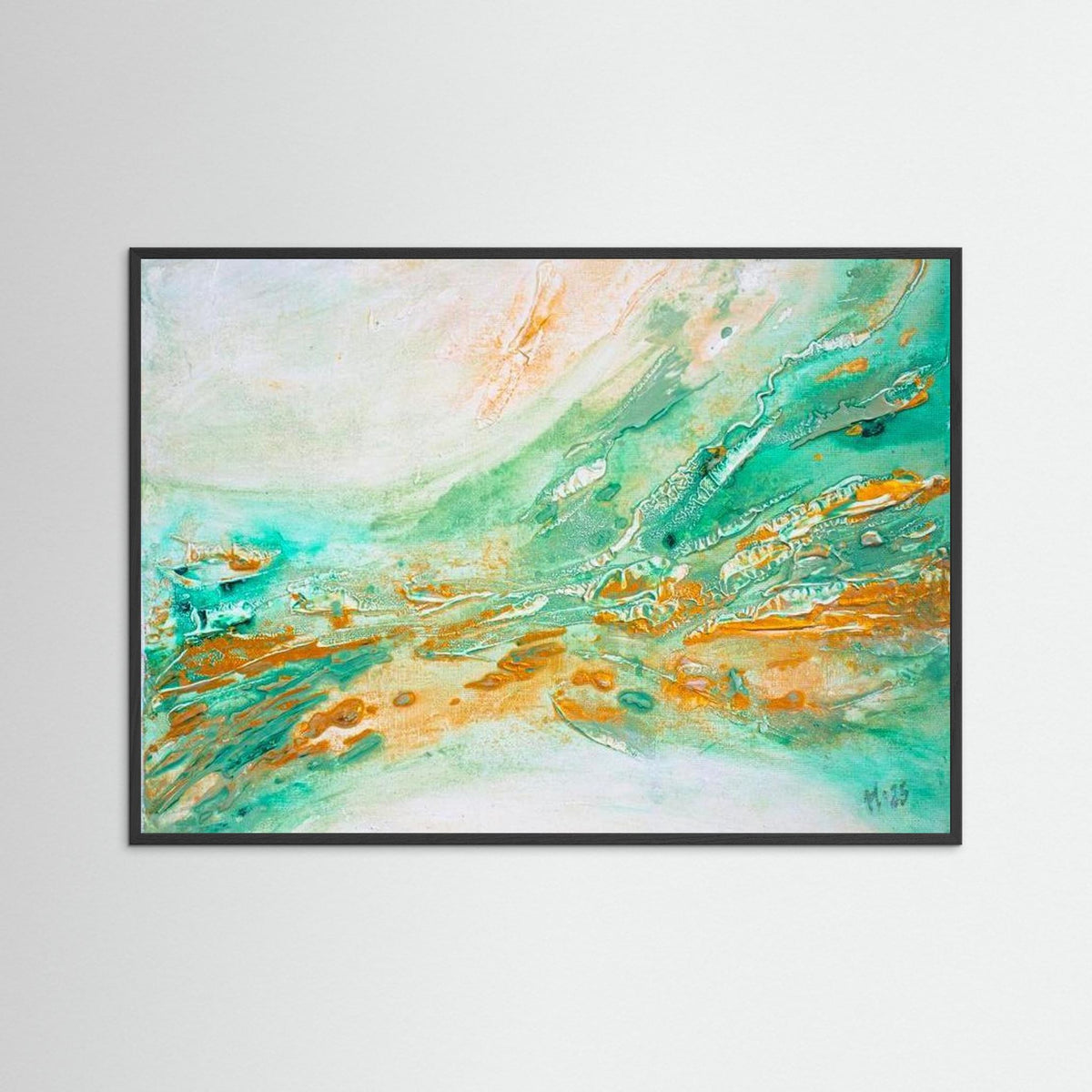 Fine Art Paper print: "Golden Current"