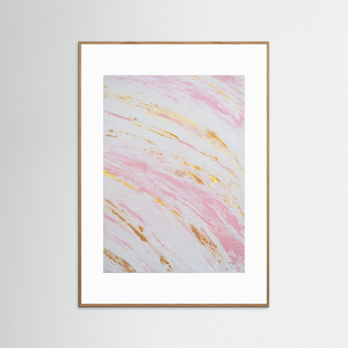 Fine Art Paper Print: "Blush Tides Piece 2"