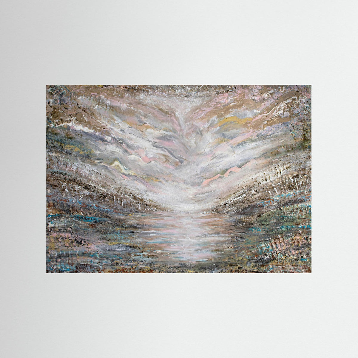 Fine Art Paper Print: "Shades of pink"
