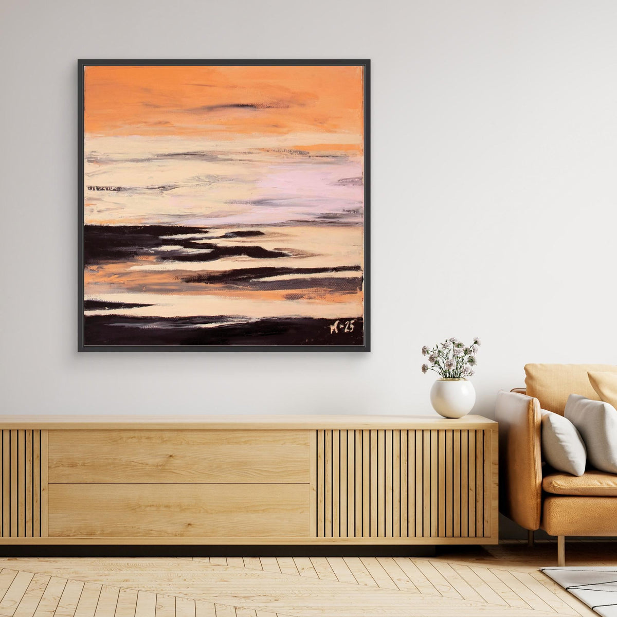 Canvas Print: Coral Beach piece 2