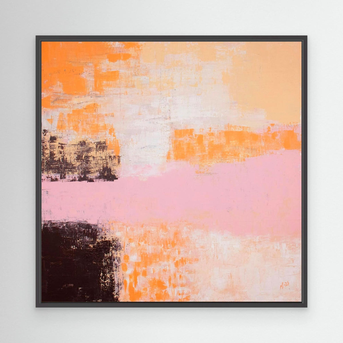 Canvas Print: "Coral Sunset"