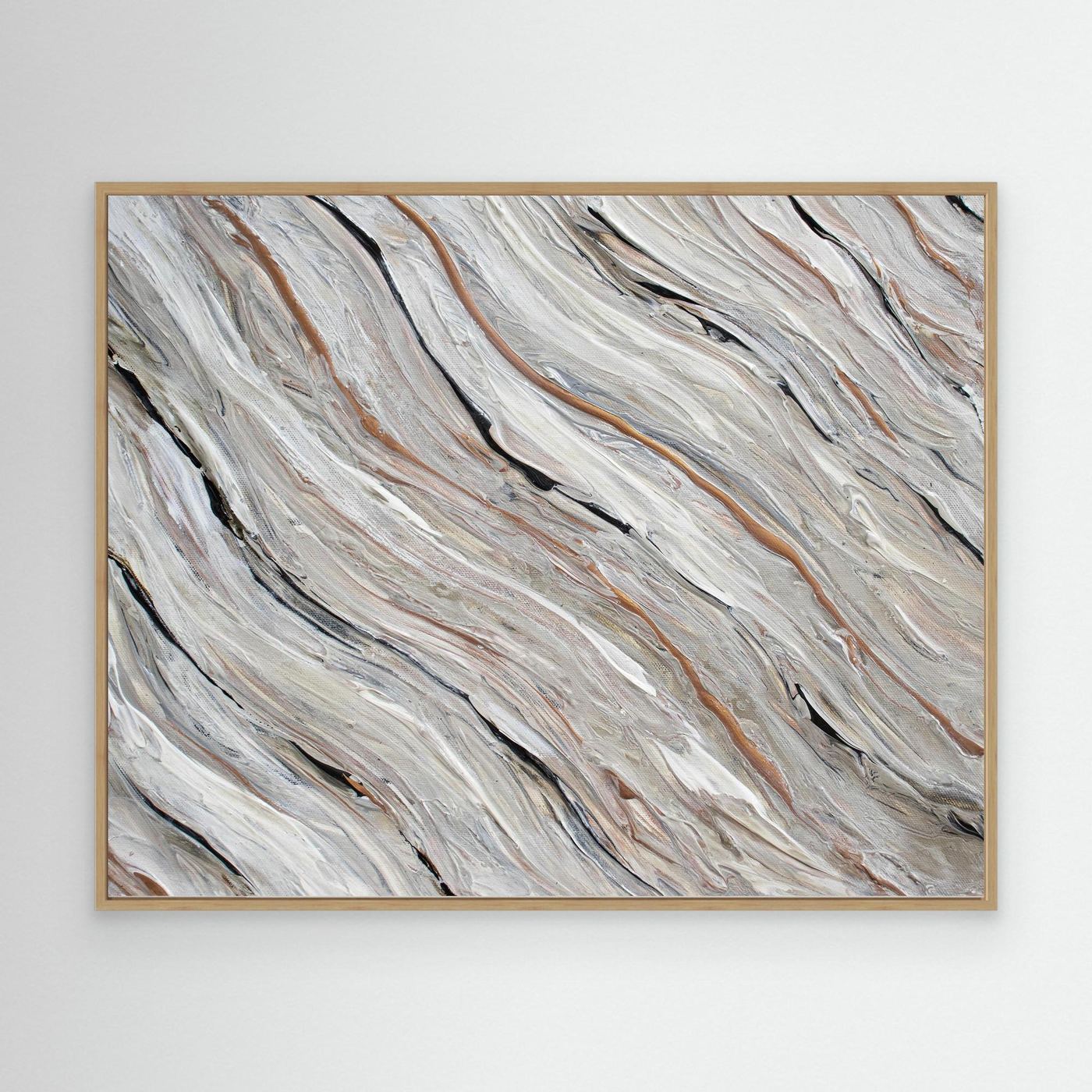 Canvas Print: "Beige Tide"