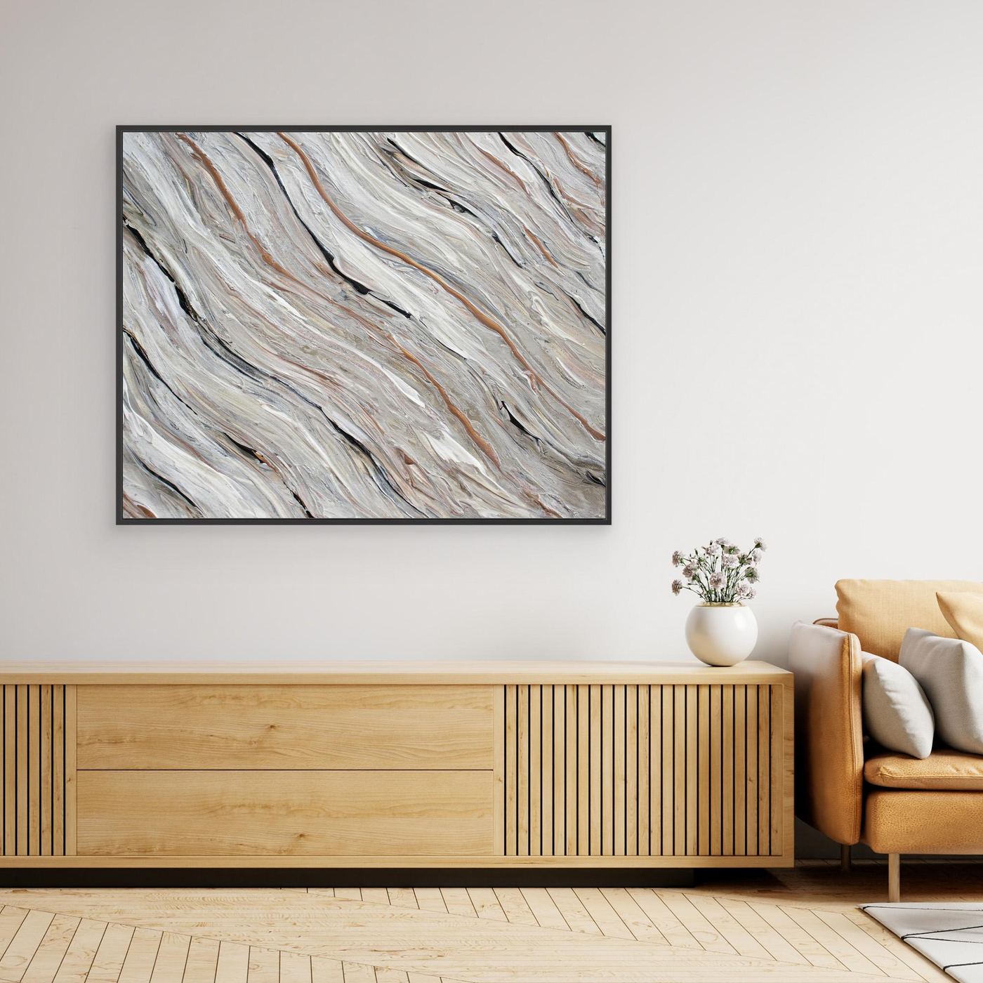 Canvas Print: "Beige Tide"