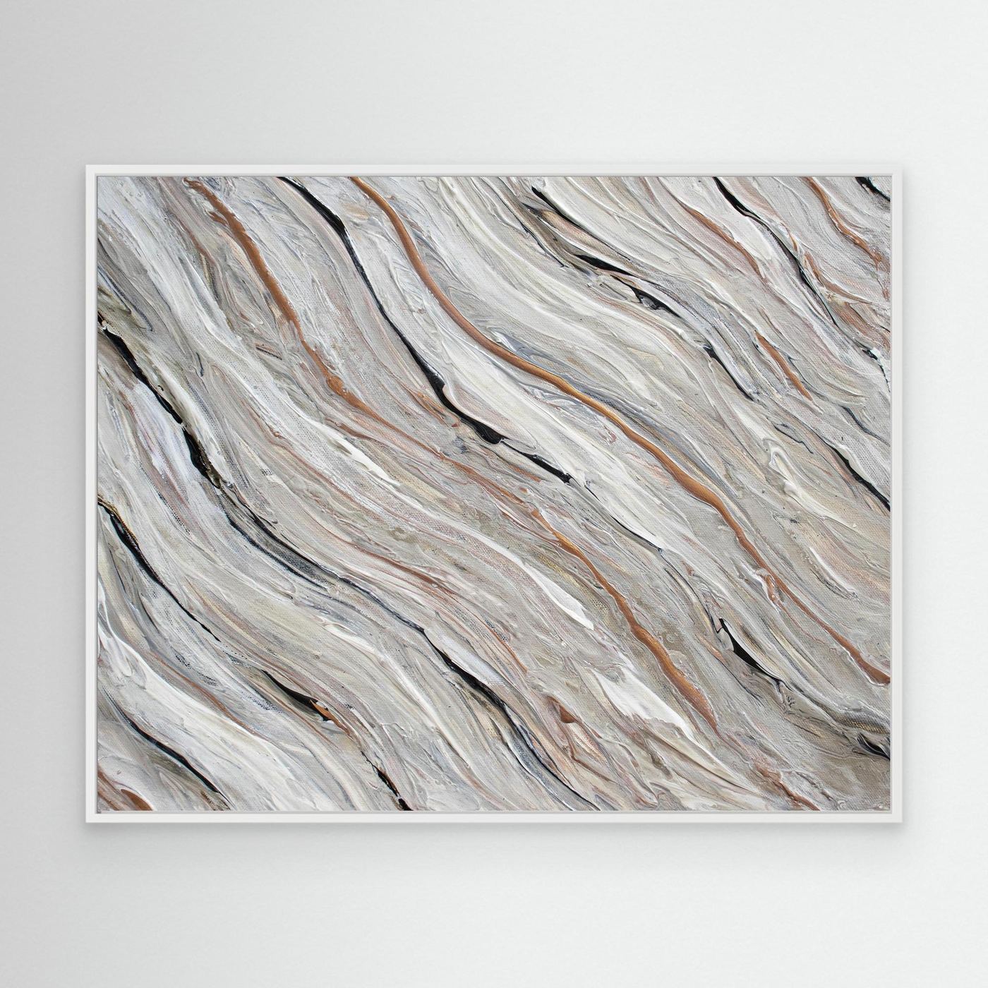 Canvas Print: "Beige Tide"