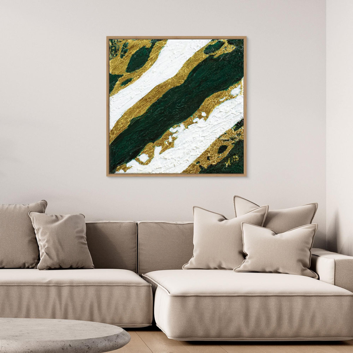 Canvas Print: "The Green Emerald"