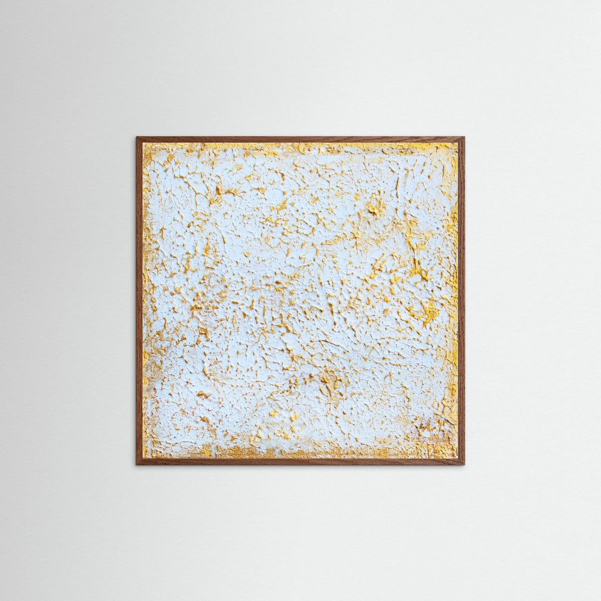 Fine Art Paper print: "Organic 3D gold painting"