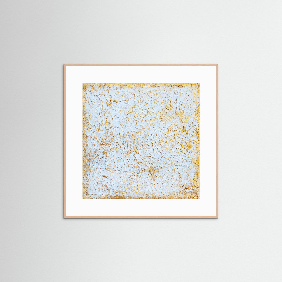 Fine Art Paper print: "Organic 3D gold painting"