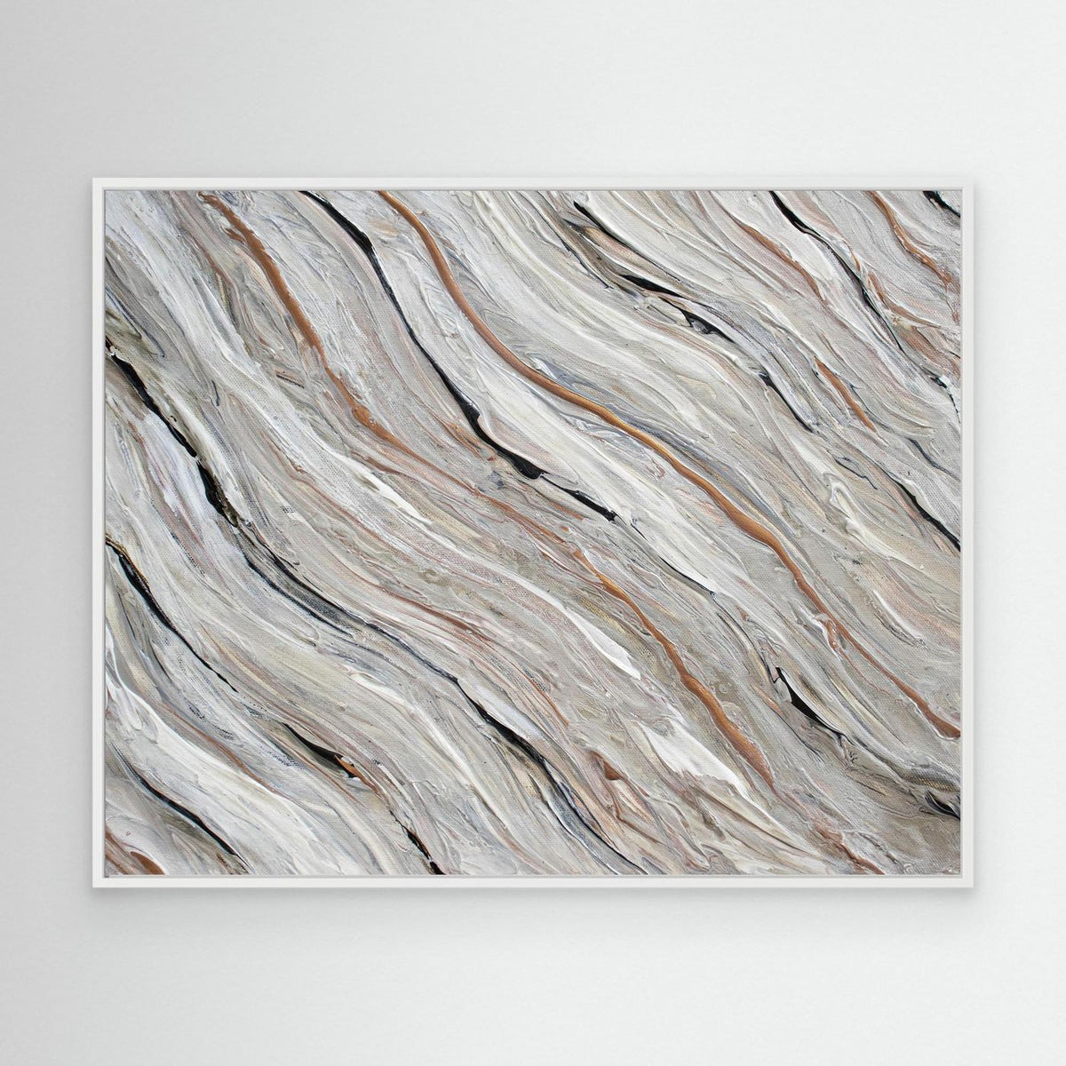 Canvas Print: "Beige Tide"