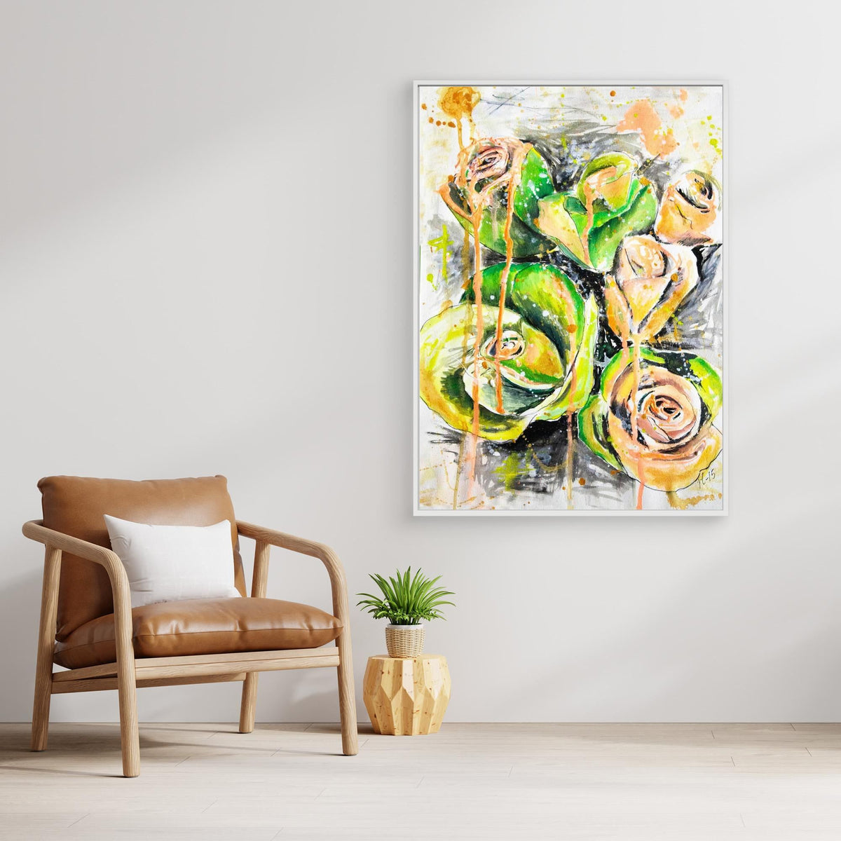 Canvas Print: " A green day"