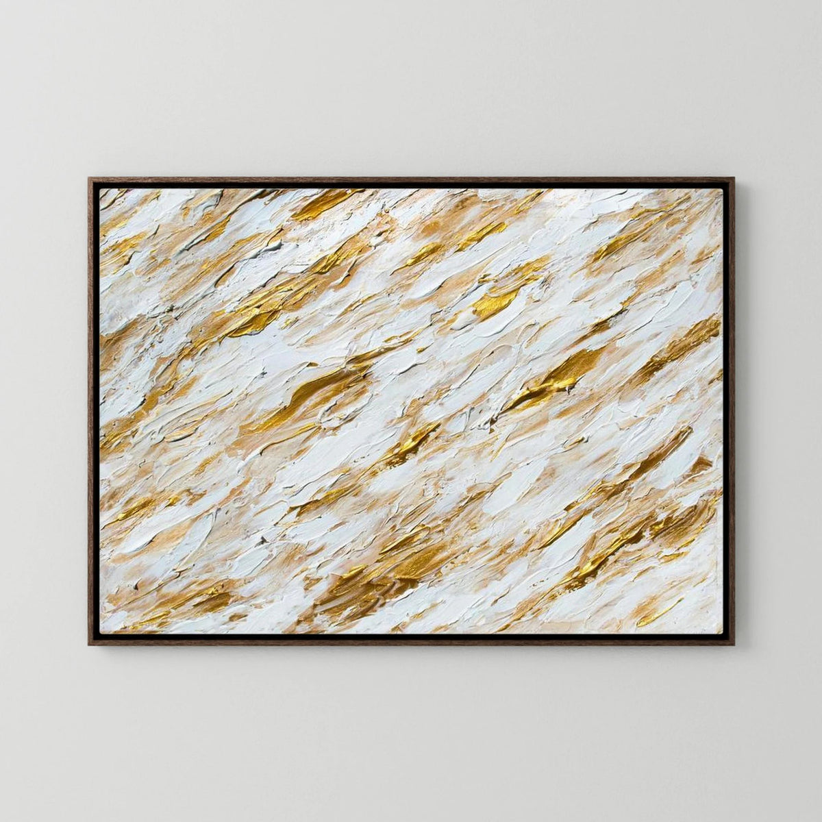 Canvas Print: "Splashing Gold"