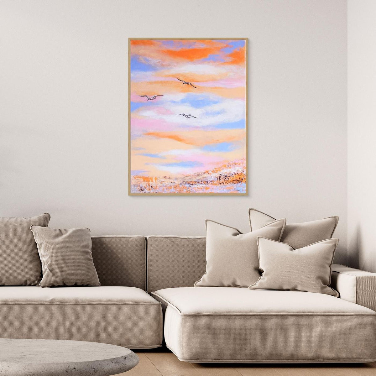 Canvas Print: "Free as a bird" Piece 2