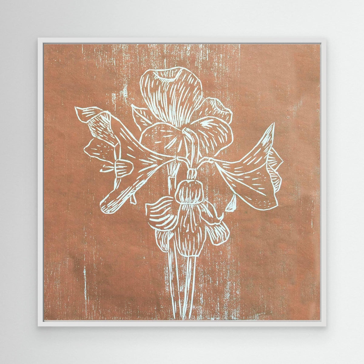Canvas Print: "Brown Amaryllis"