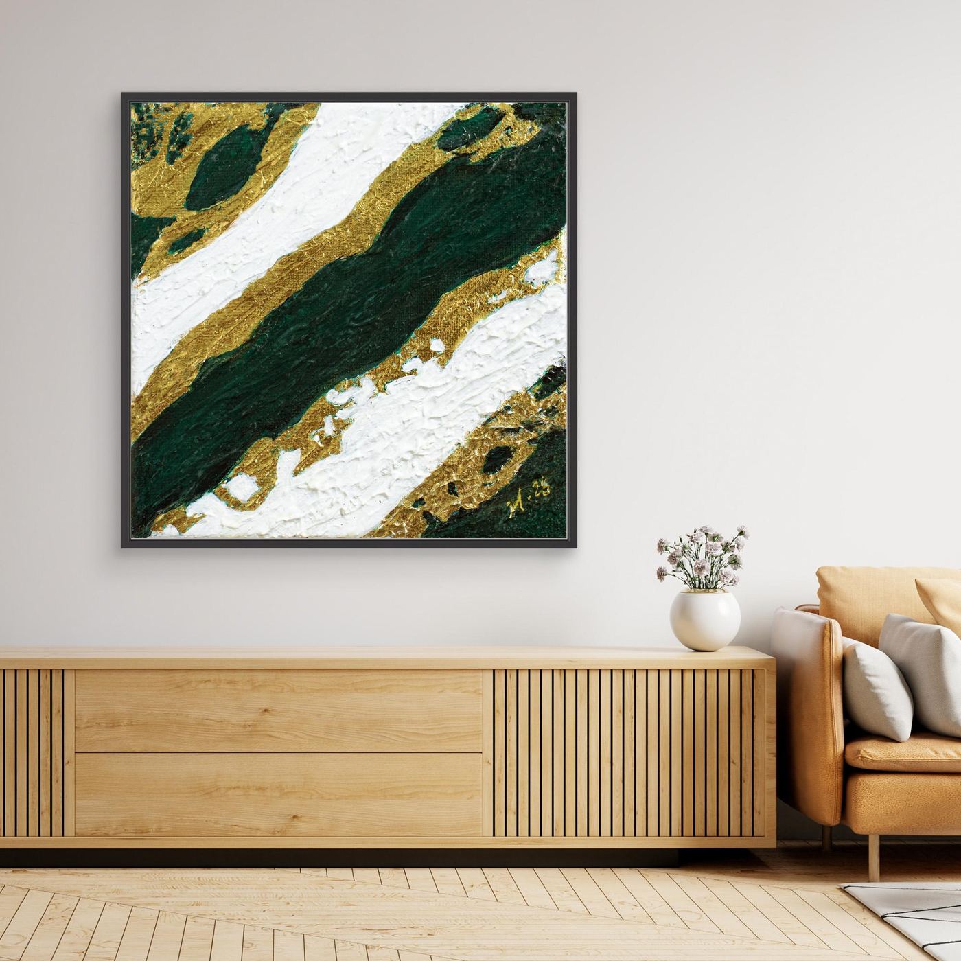 Canvas Print: "The Green Emerald"