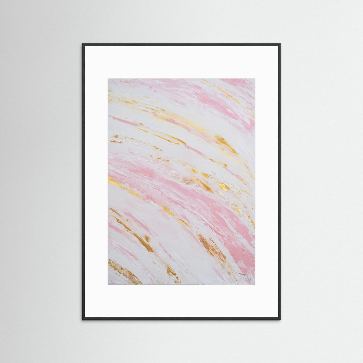 Fine Art Paper Print: "Blush Tides Piece 2"