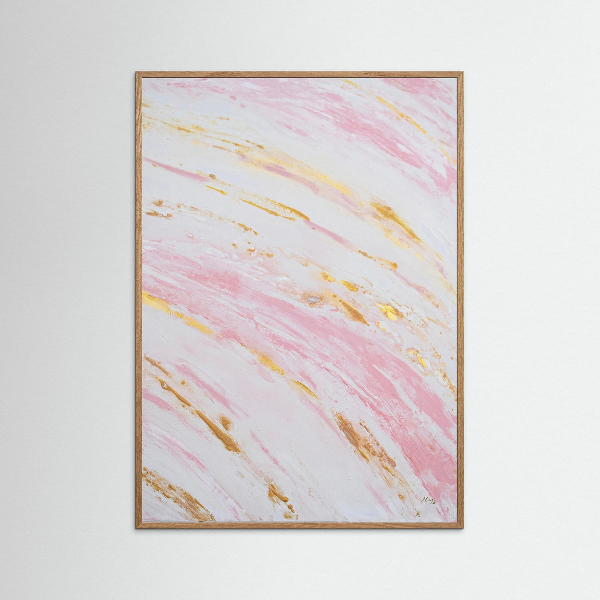 Fine Art Paper Print: "Blush Tides Piece 2"