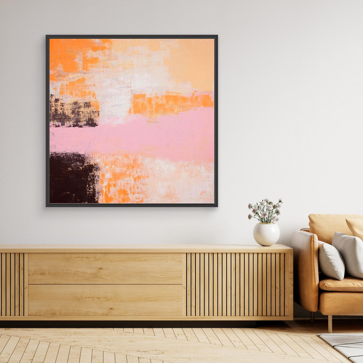 Canvas Print: "Coral Sunset"