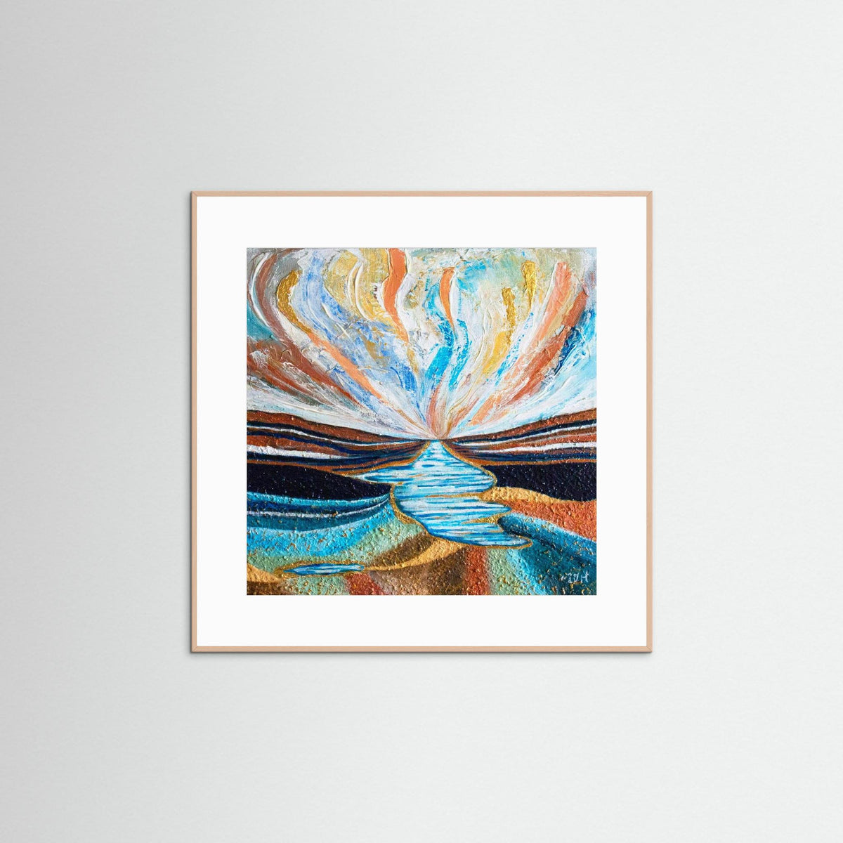 Fine Art Paper Print: "Magic ocean"