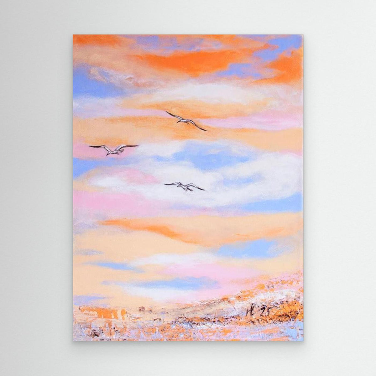 Canvas Print: "Free as a bird" Piece 2