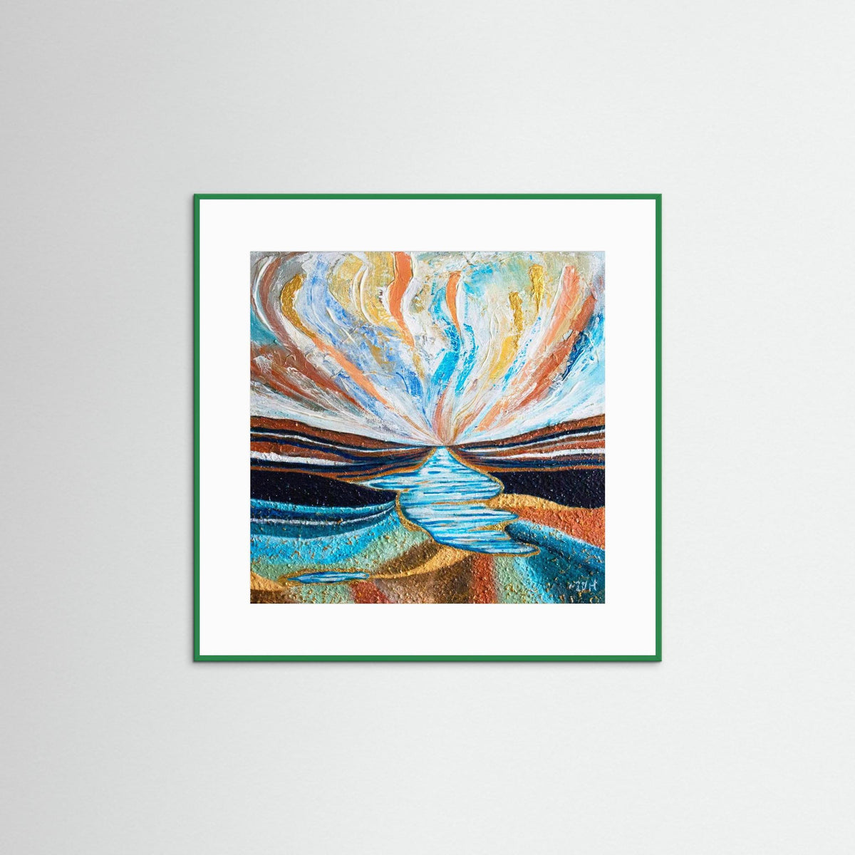 Fine Art Paper Print: "Magic ocean"