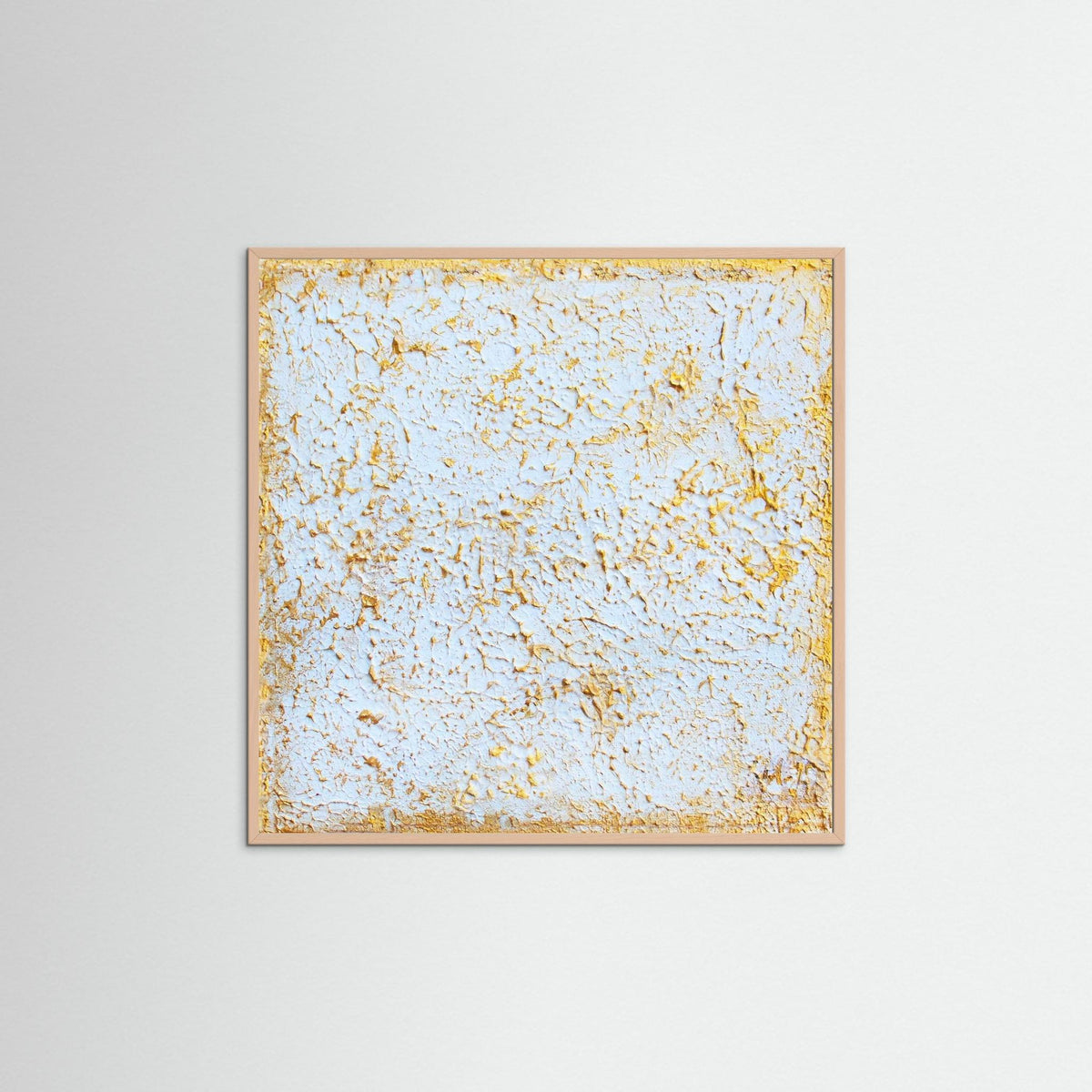 Fine Art Paper print: "Organic 3D gold painting"