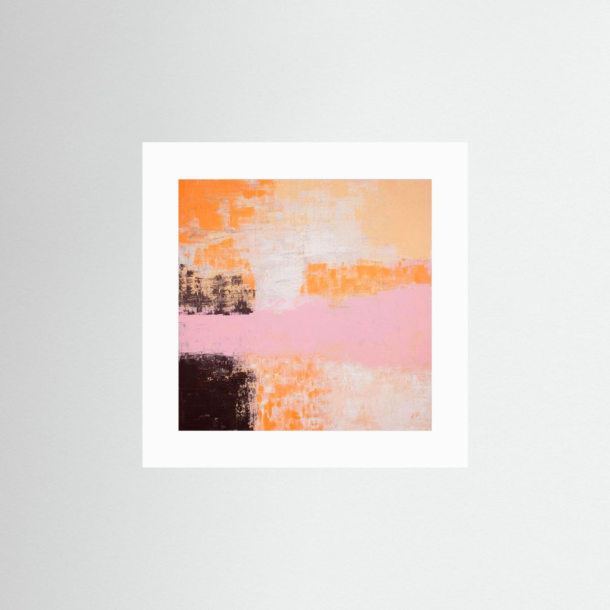 Fine Art Paper Print: "Coral Sunset"