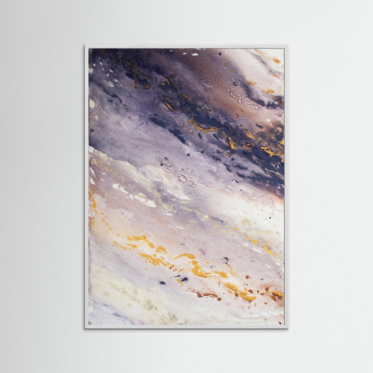 Fine Art Paper Print: Marble Wave Piece 1