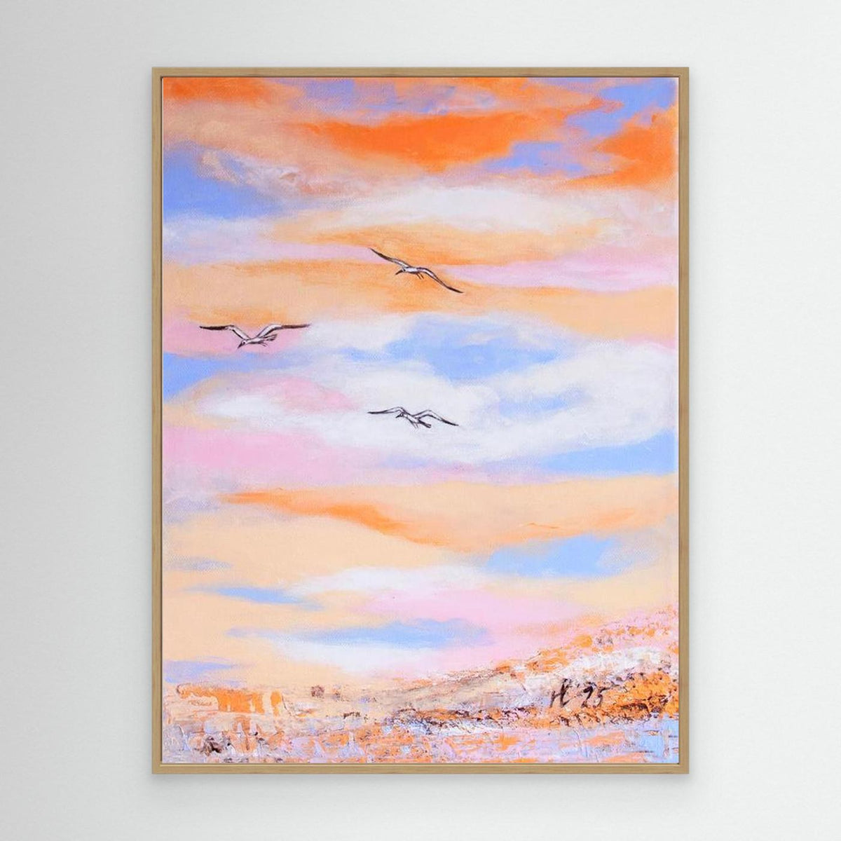 Canvas Print: "Free as a bird" Piece 2