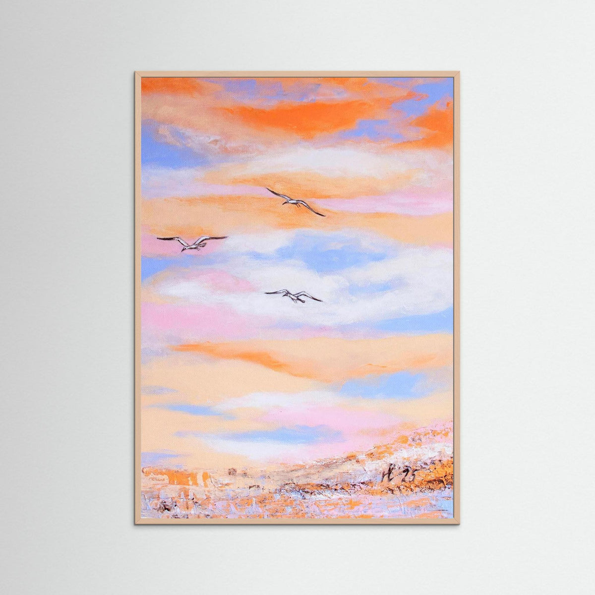 Fine Art Paper Print: Free as a bird piece 2