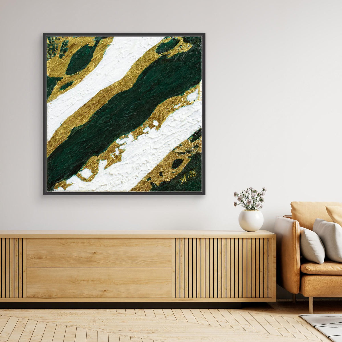 Canvas Print: "The Green Emerald"