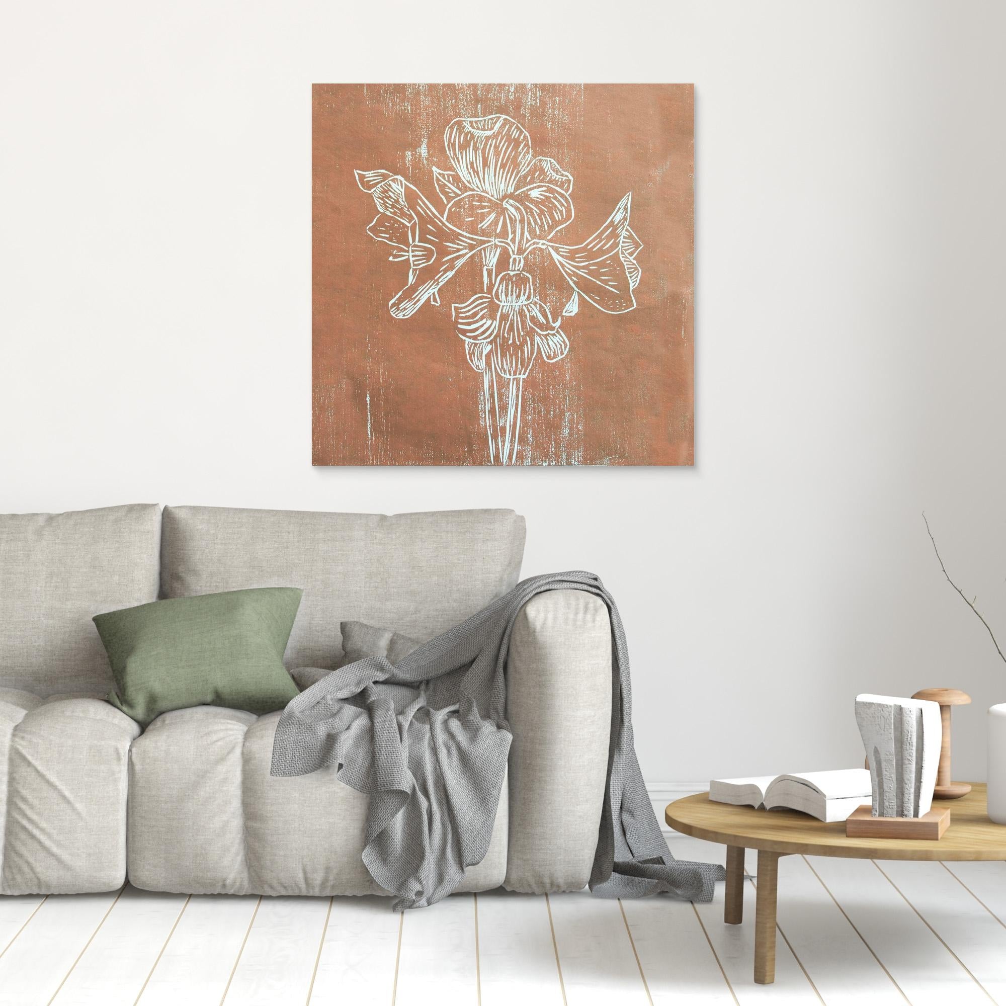 Canvas Print: "Brown Amaryllis"