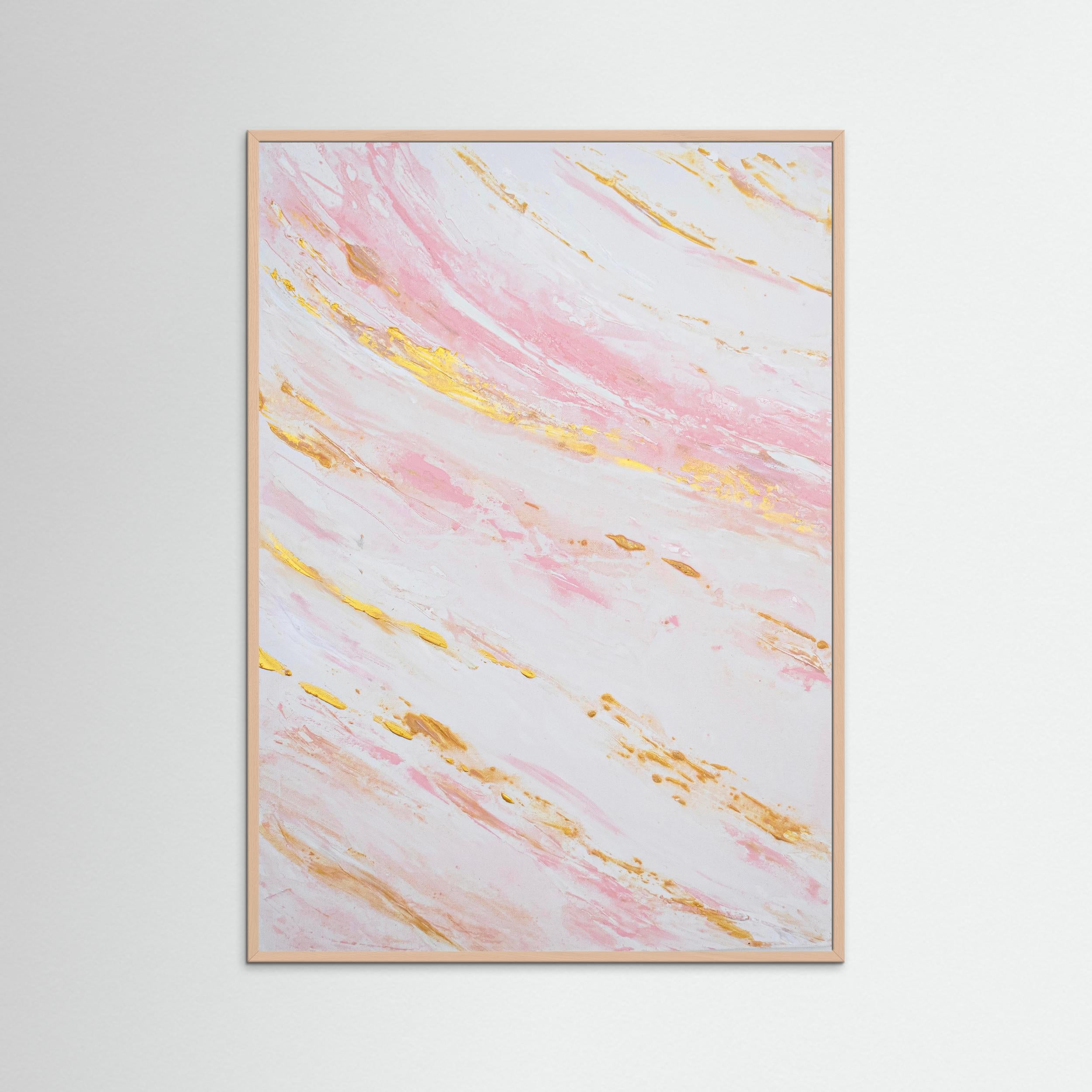 Fine Art Paper Print: "Blush Tides Piece 1"