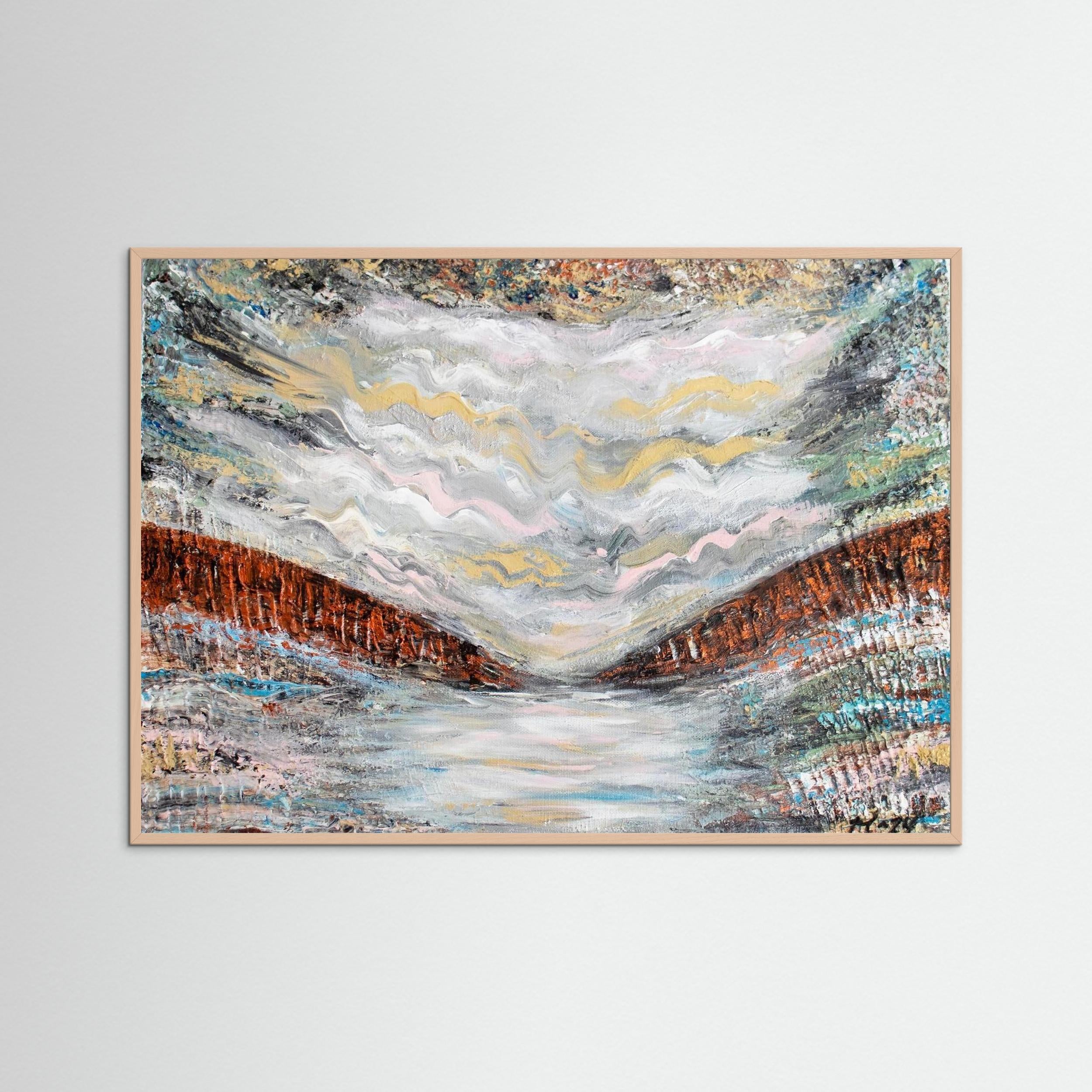 Fine Art Paper Print: "Shades of pink"