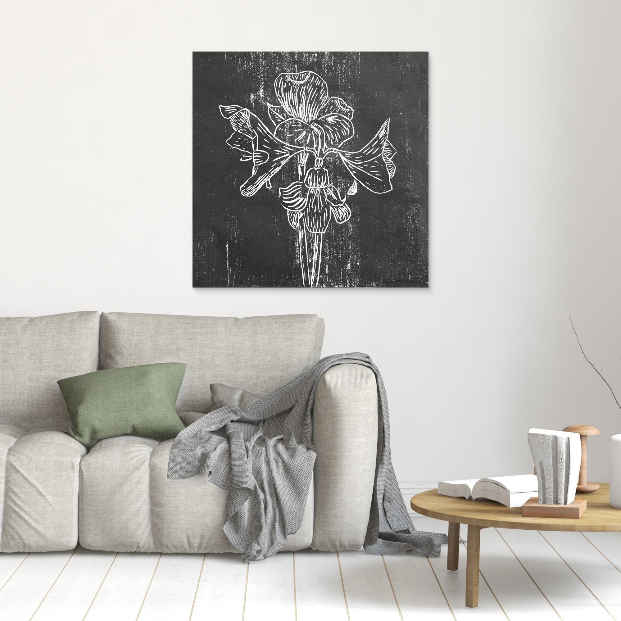 Canvas Print: "Black Amaryllis"