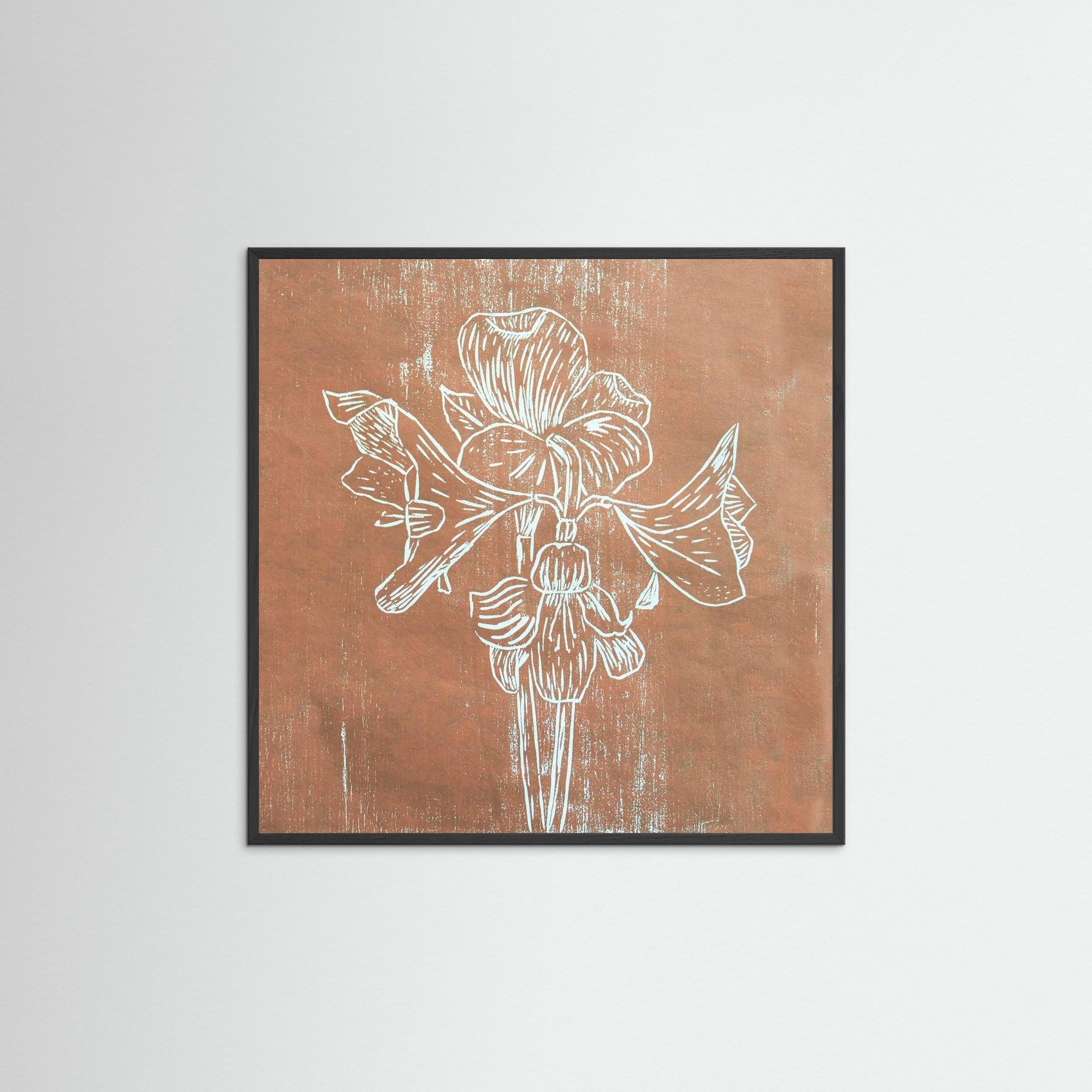 Fine Art Papaer Print: "Brown Amaryllis"