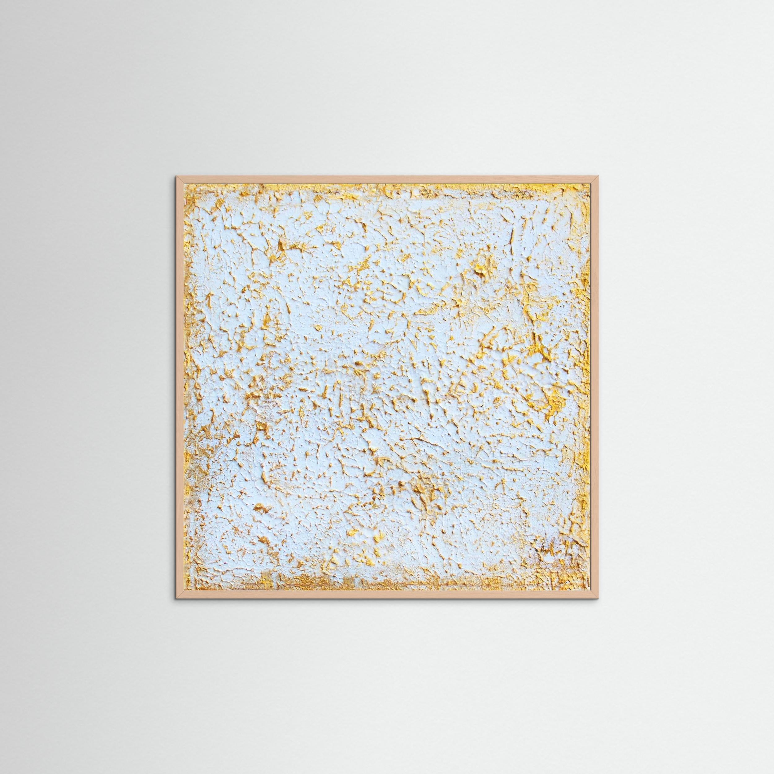 Fine Art Paper print: "Organic 3D gold painting"