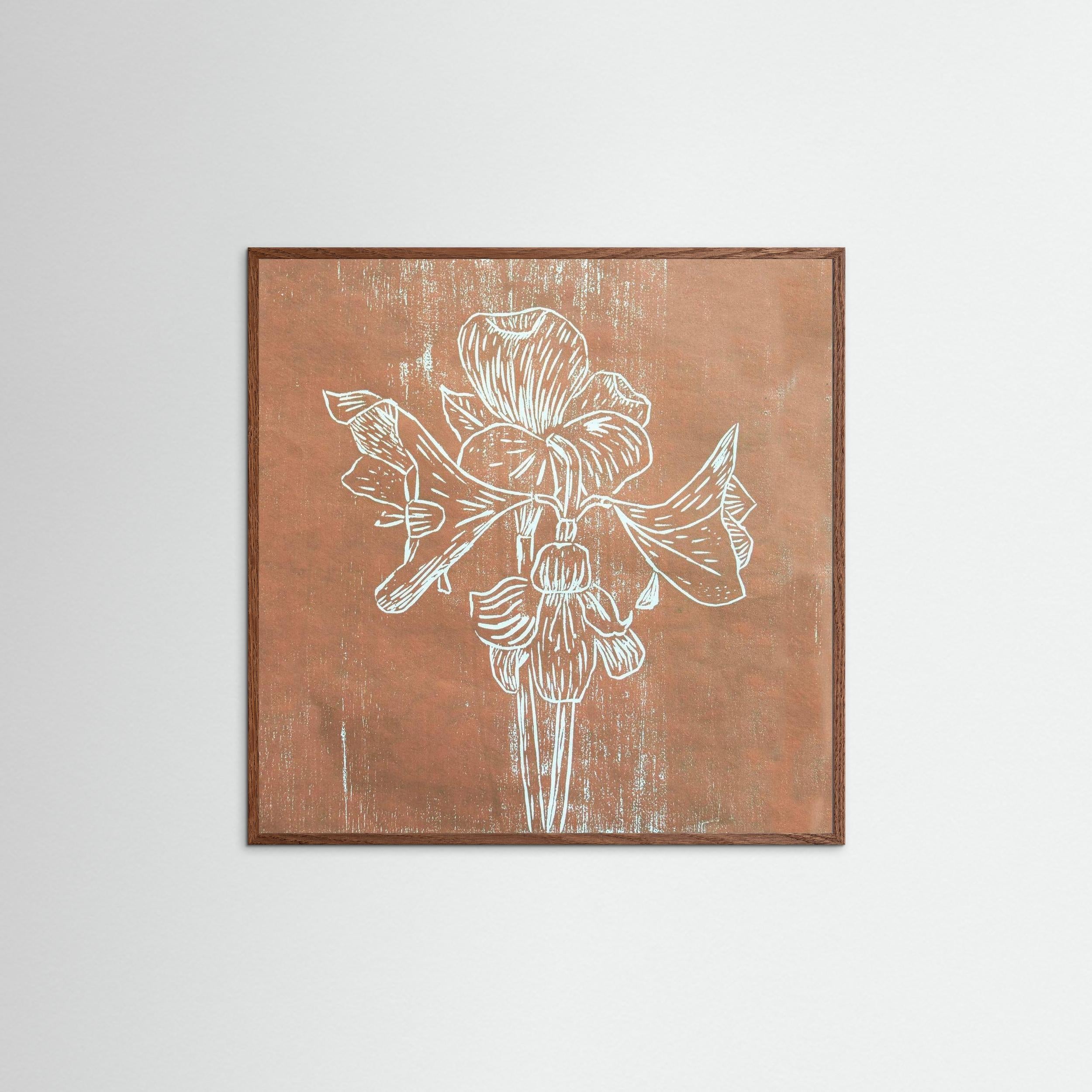 Fine Art Papaer Print: "Brown Amaryllis"