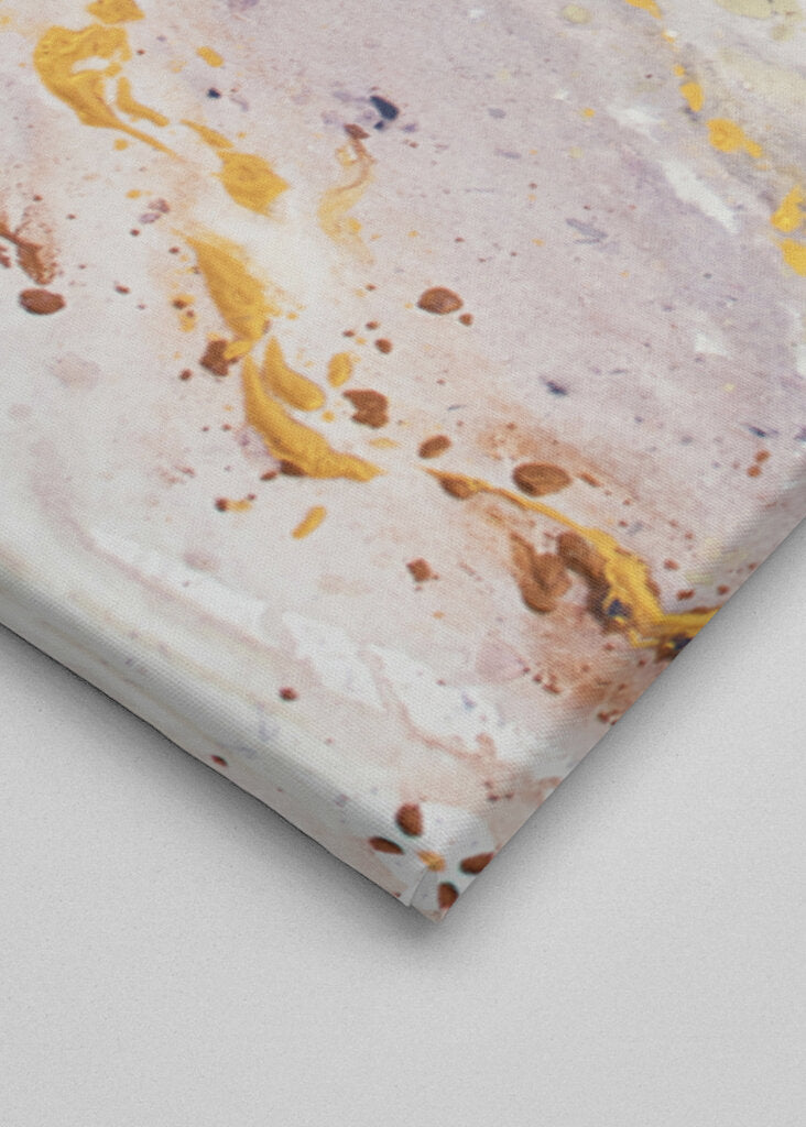 Canvastavla i två delar: "Marble Wave" del 1