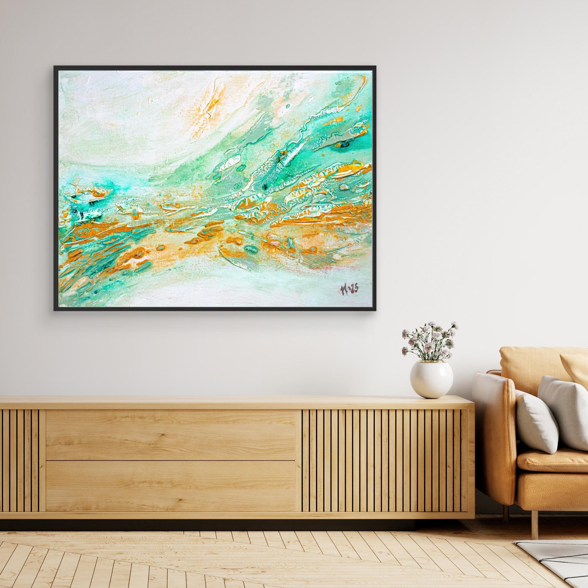 Canvas Print: "Golden current"