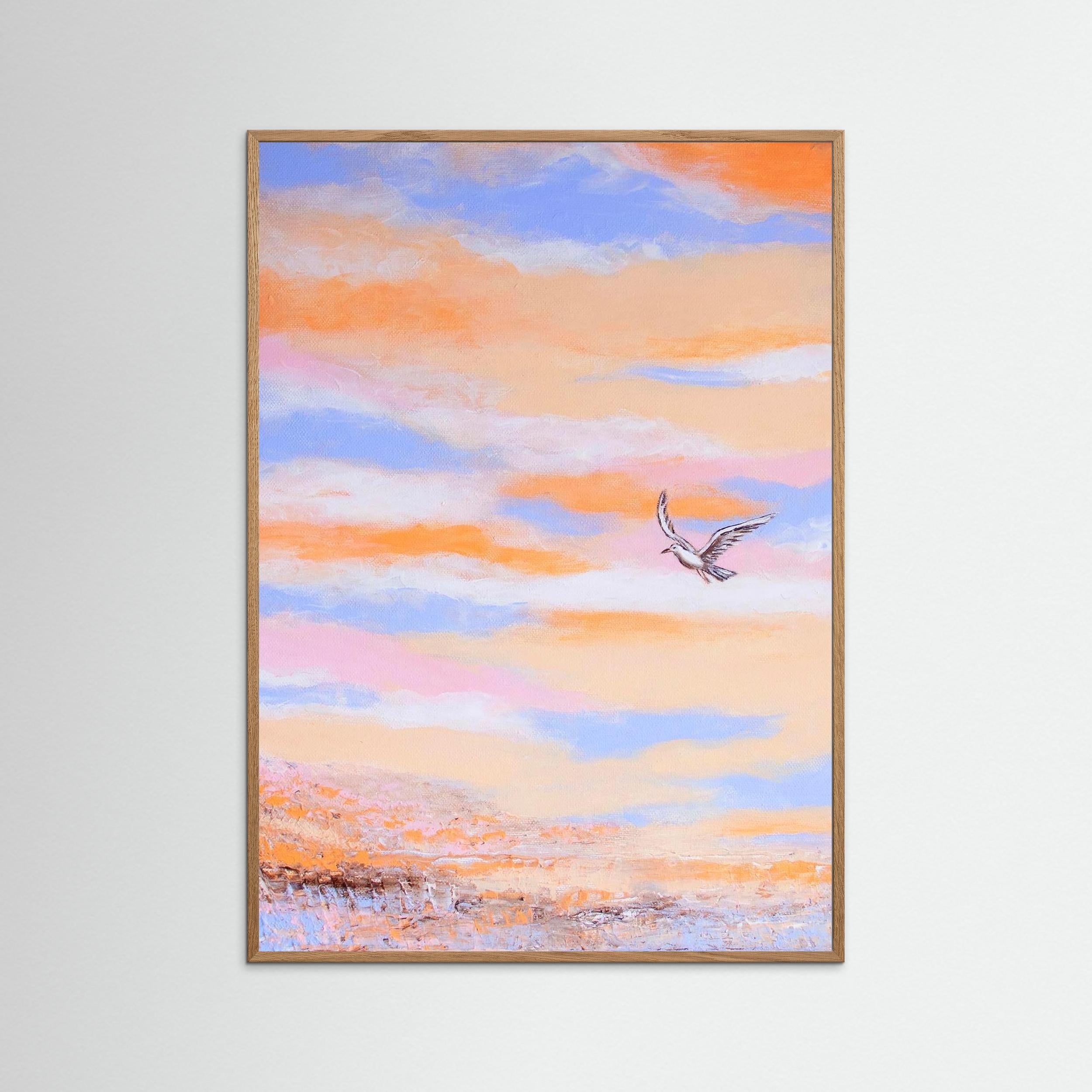Fine Art Paper Print: Free as a bird piece 1