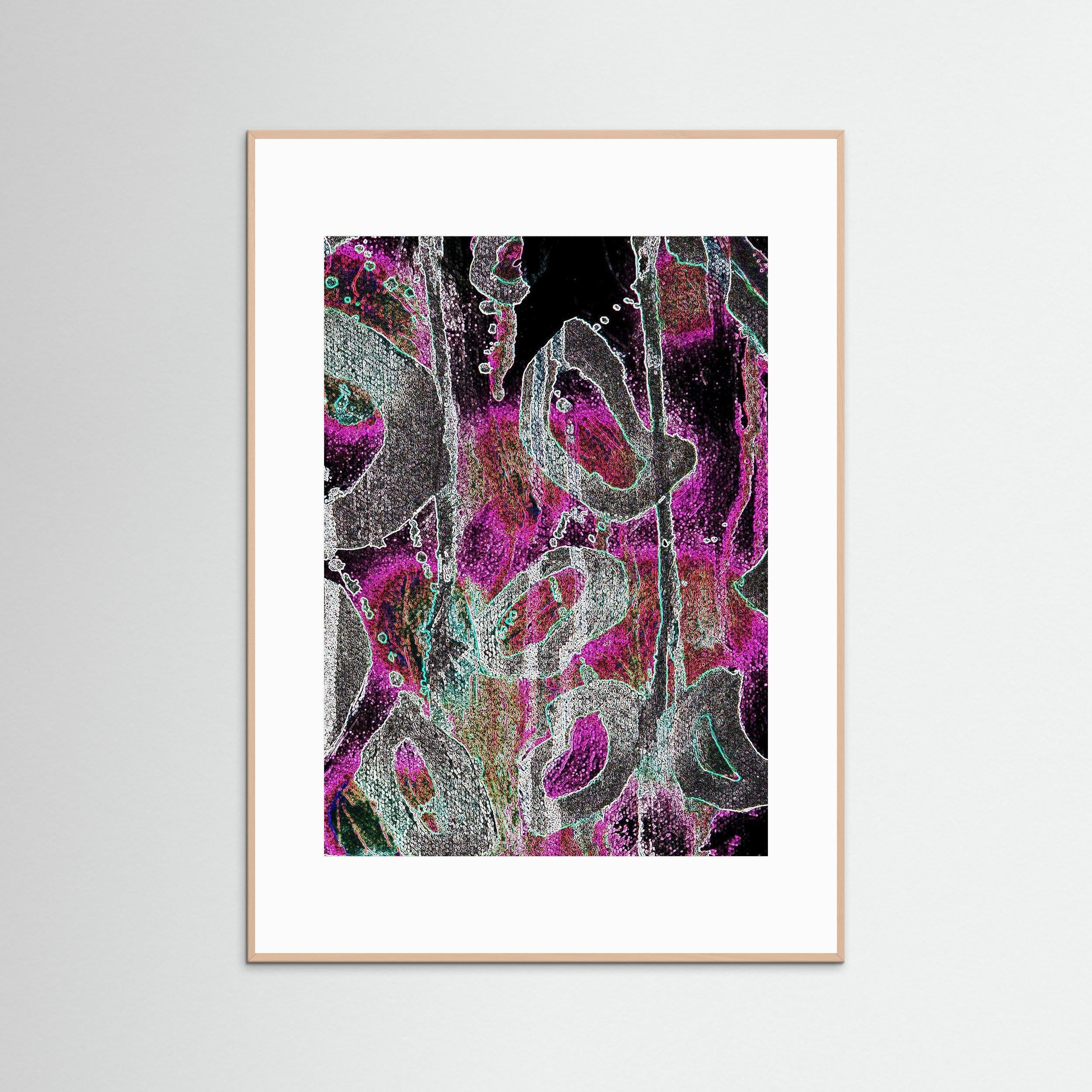 Fine Art Paper Print: "Leopard Glow"