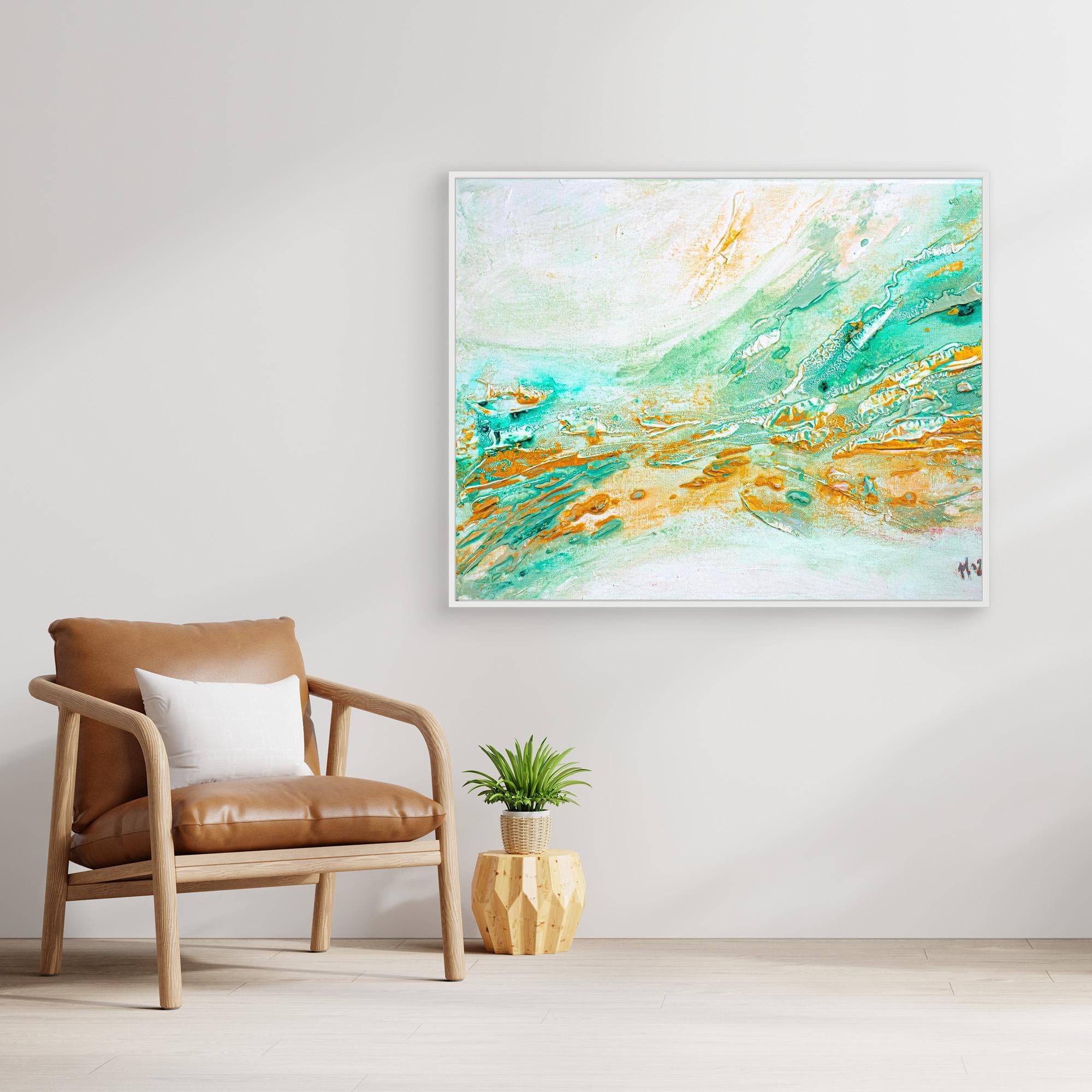 Canvas Print: "Golden current"