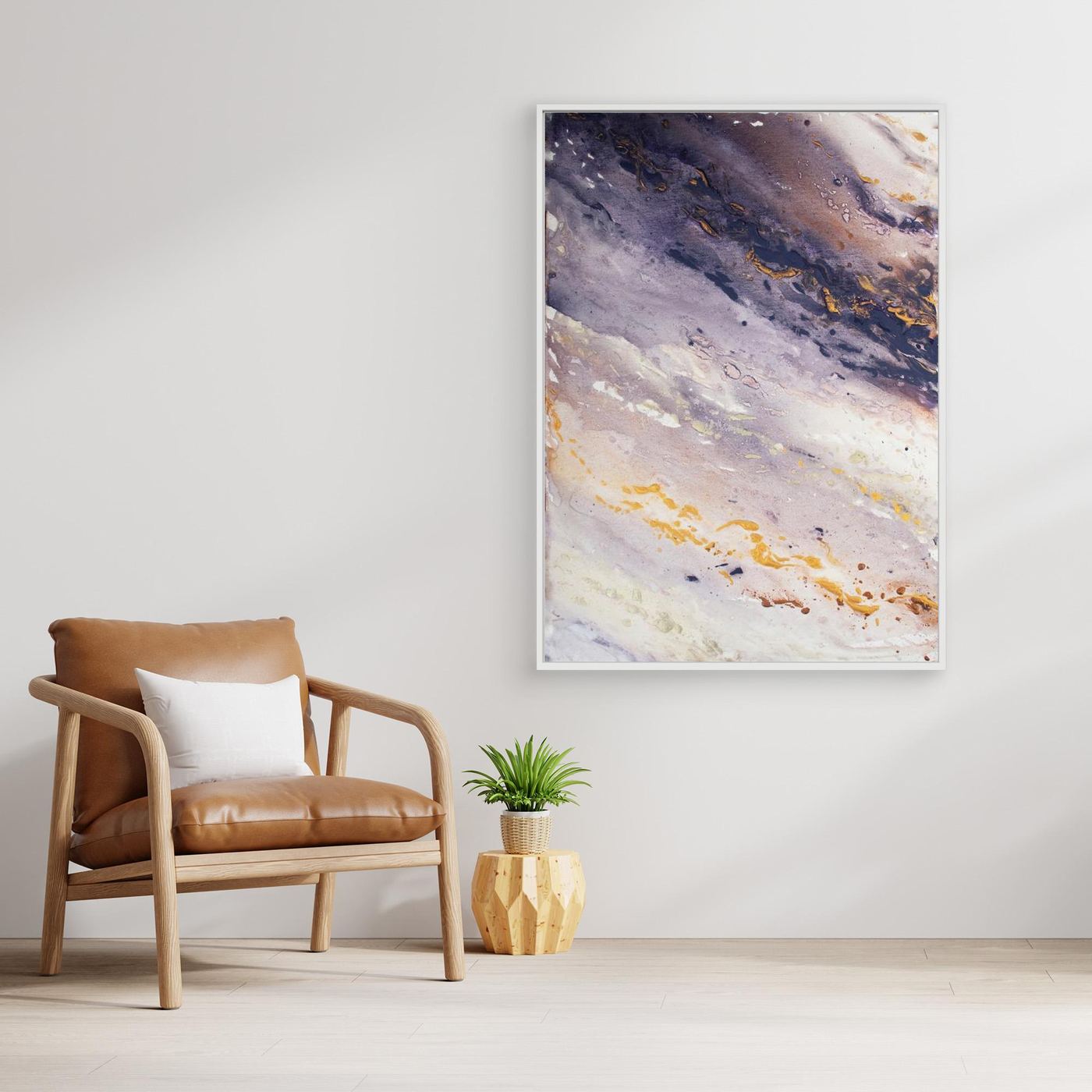 Canvas Print: "Marble Wave" piece 2