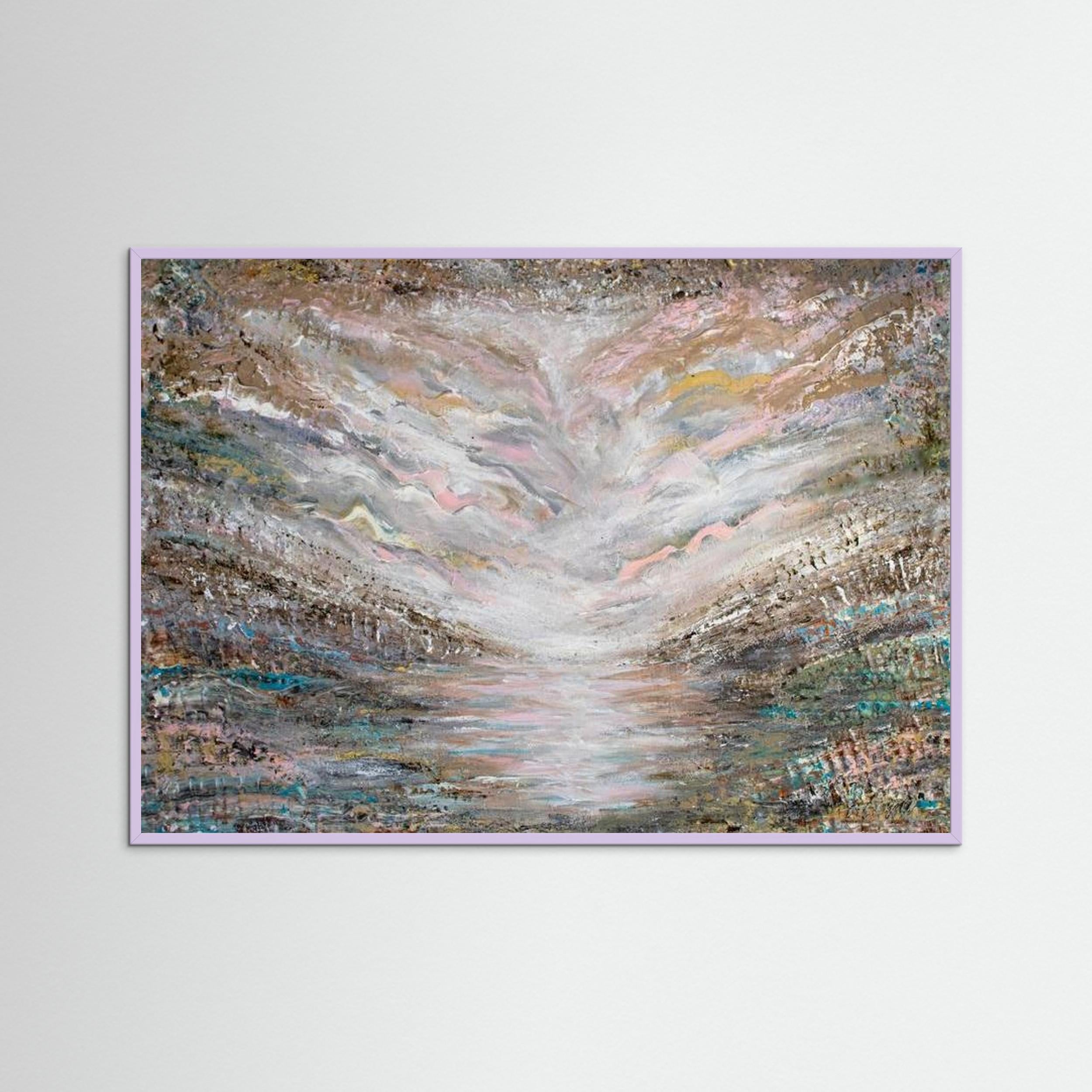 Fine Art Paper Print: "Shades of pink"
