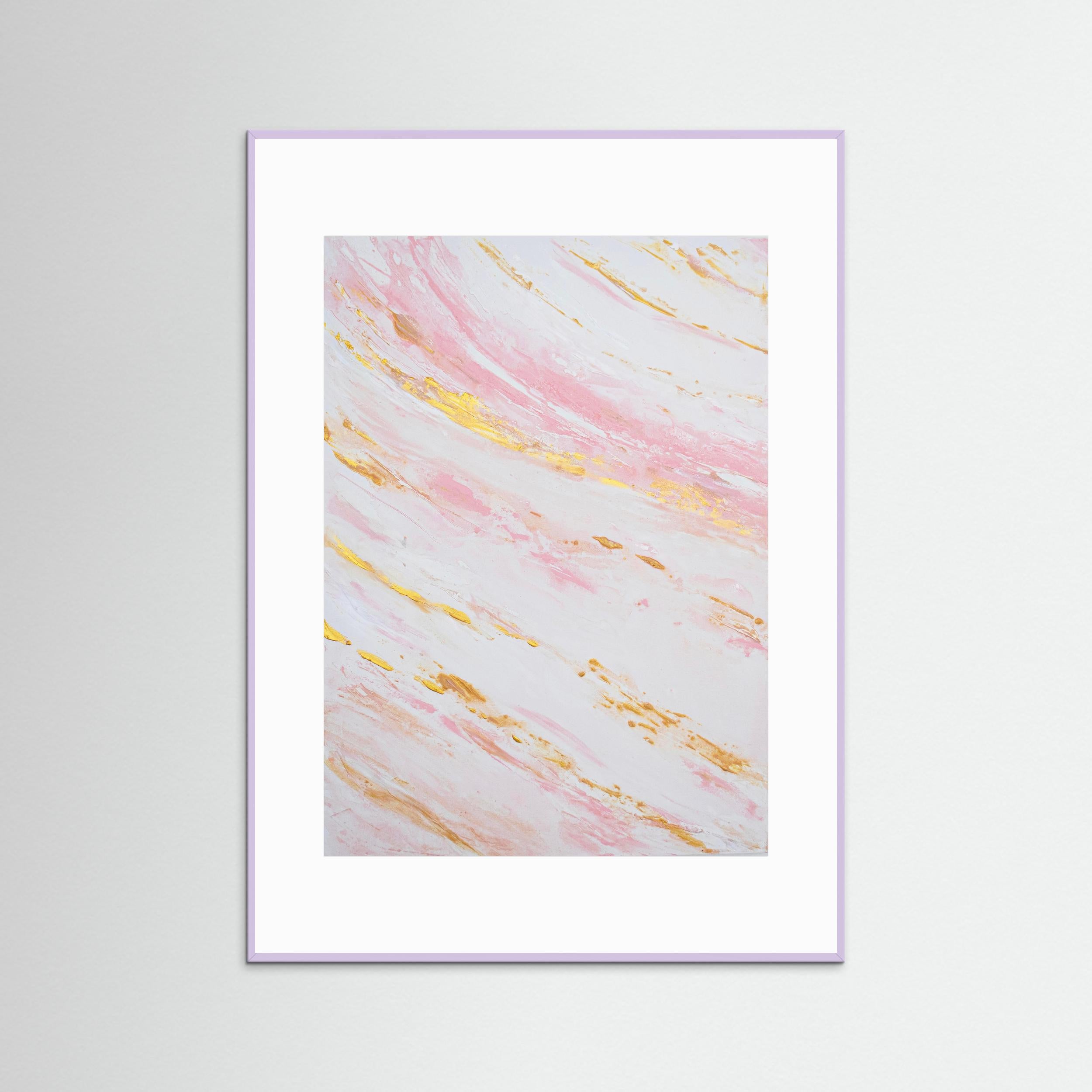 Fine Art Paper Print: "Blush Tides Piece 1"