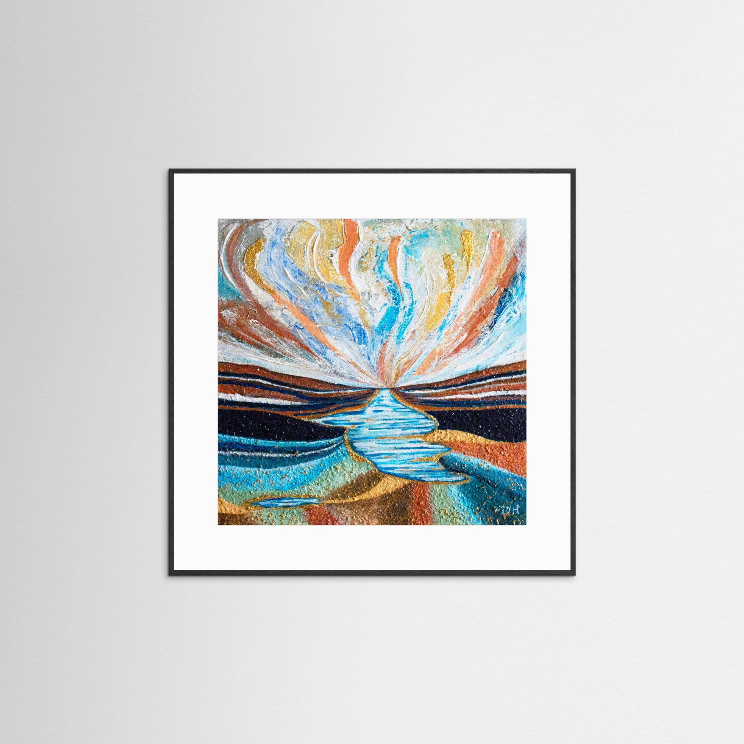 Fine Art Paper Print: "Magic ocean"